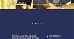 Desktop Screenshot of coradinialimentos.com.br